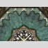 Tischuhr 30cmx30cm inkl. Alu-St&auml;nder -antikes Design Fliesenmuster Marokko Stil ger&auml;uschloses Quarzuhrwerk -Wanduhr-Standuhr TU3960DIXTIME