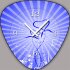 V170 Dixtime Designer Wanduhr, Wanduhren, Vintage Modell Plectrum