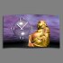 Digital Designer Art Buddha Designer Wanduhr modernes Wanduhren Design leise kein ticken DIXTIME 3DS-0398