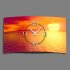 Digital Designer Art Sunset Designer Wanduhr modernes Wanduhren Design leise kein ticken DIXTIME 3DS-0367